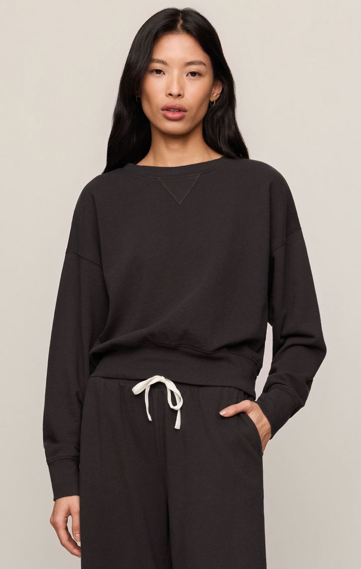 Clubhouse Sweatshirt in Ash Black