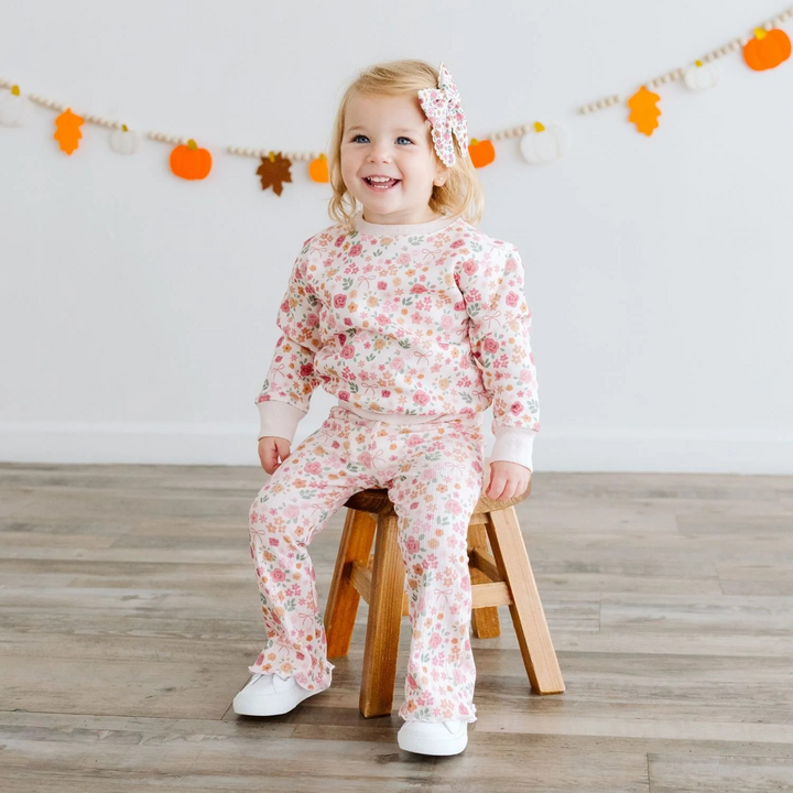Berry Floral Sweatshirt & Legging Set