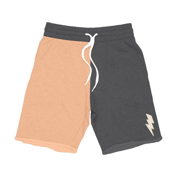 Bolt Sweat Shorts in Coral