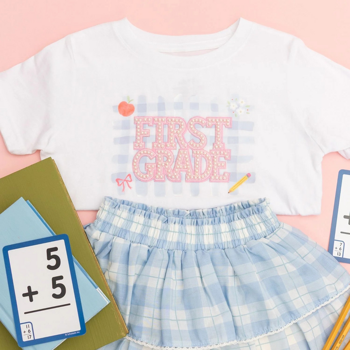 First Grade Pearl Tee Back to School