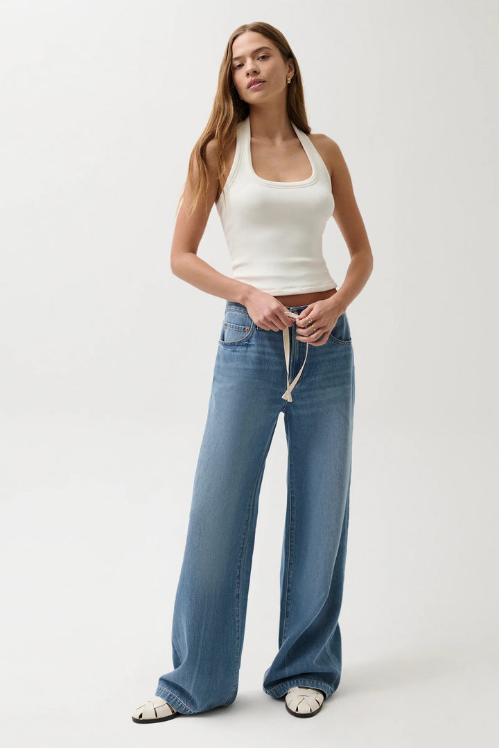 Jadyn Mid Rise Drawstring Pant
