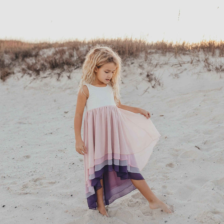 OOP Lavender Purple Hi-Lo Frills Fancy Dress