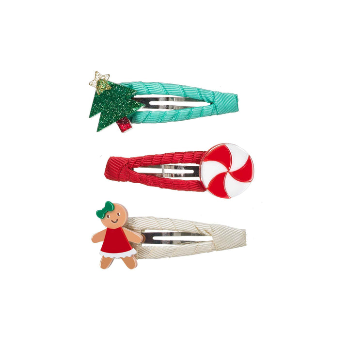 LR- Tree Candy Gingerbread Snap Clips