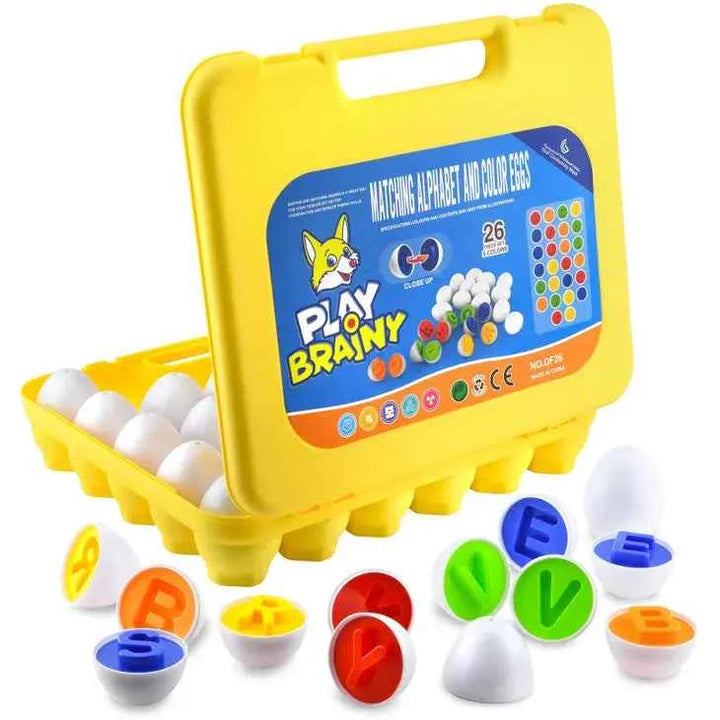 PLA ABC Matching Eggs Set in Case