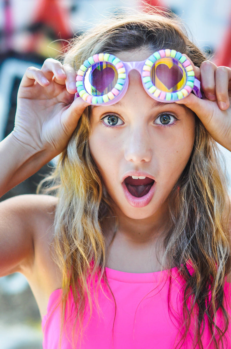 BLI Pool Jewel Swim Goggles, Summer, Beach, Outdoor, Candy Lula Women